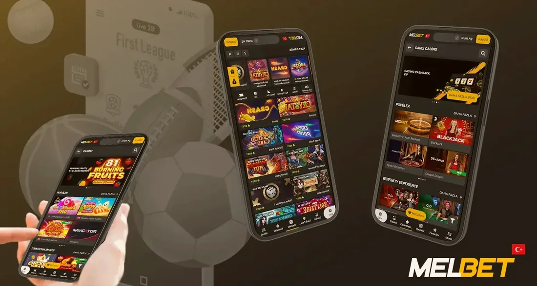 Melbet Fast Games section on mobile